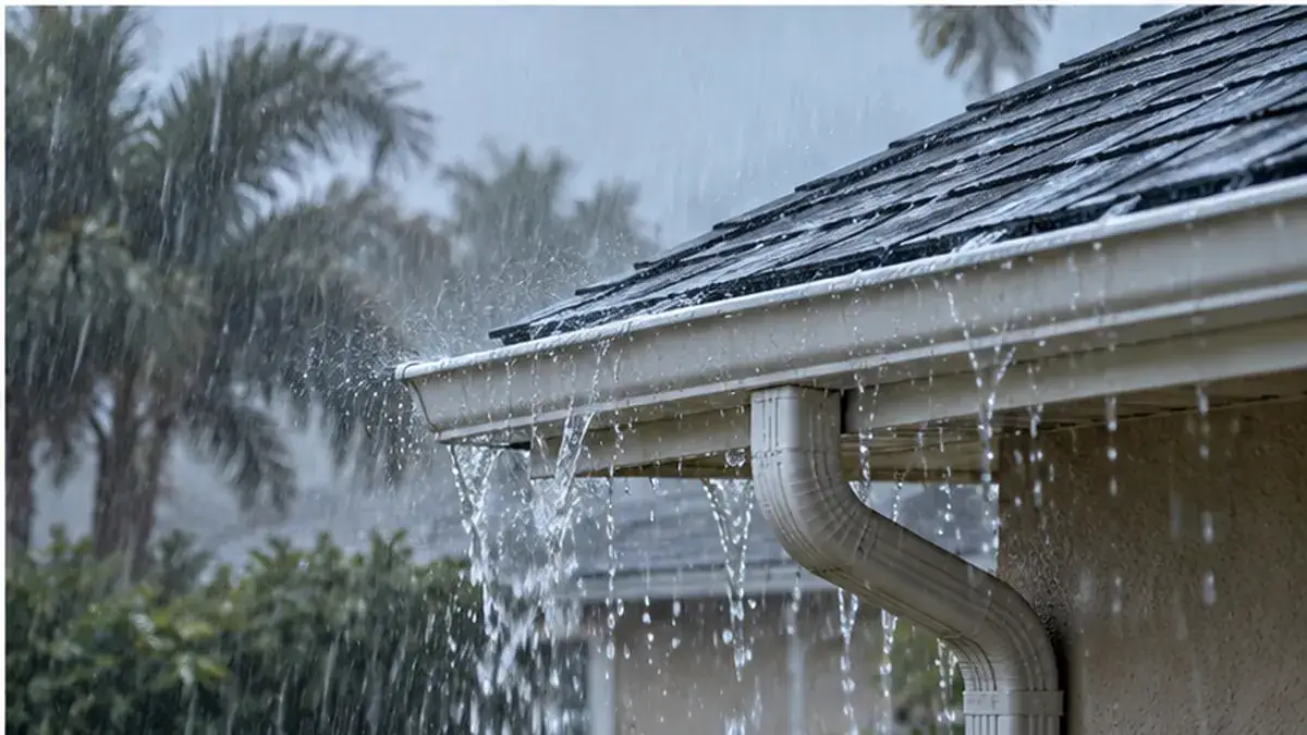 Roof leaking after heavy rain