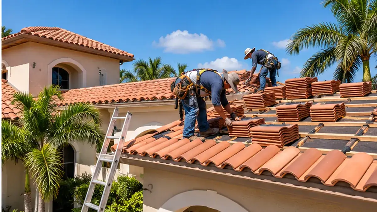 Tile roof replacement